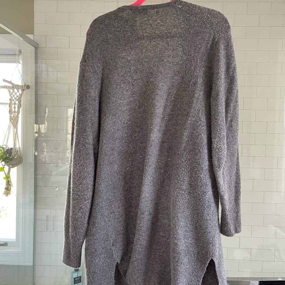 Madewell Kent Open Front Alpaca Wool Blend Cardigan - Picture 9 of 10